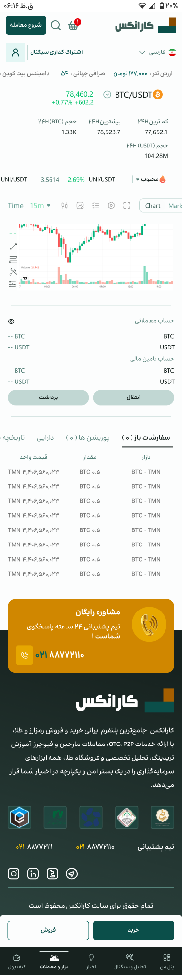 Spot trading, mobile
